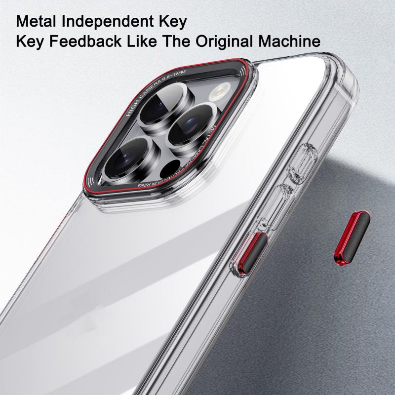 إيباكي جراب شفاف من البولي كربونات والبولي يوريثين الحراري لهاتف آيفون 16 برو من سلسلة إم جي (أخضر شفاف) - Image 5