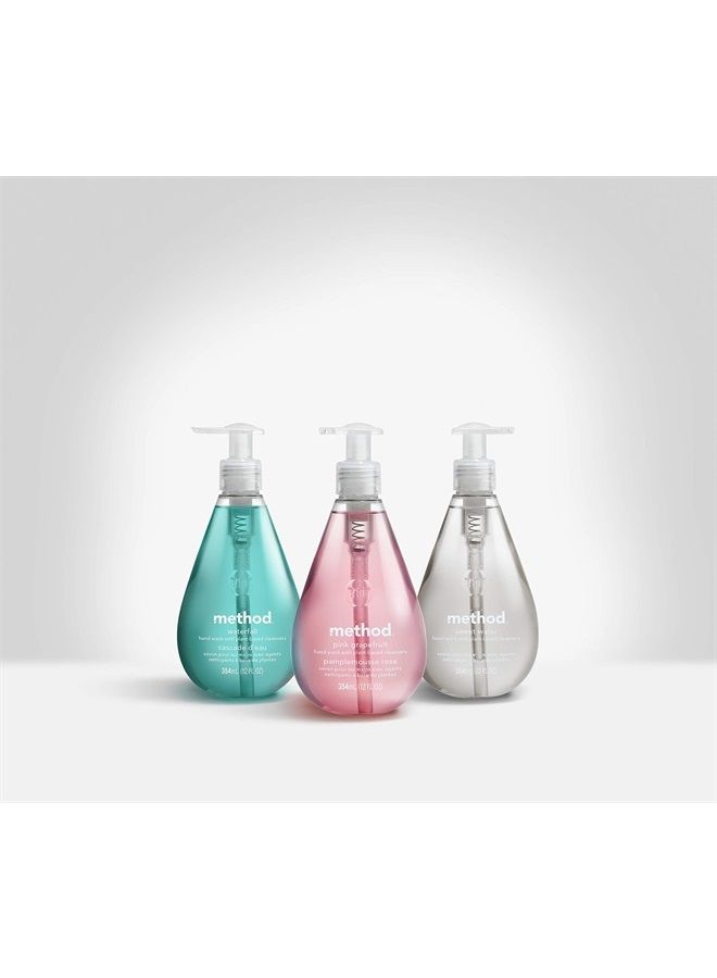 Method Gel Hand Soap, Sweet Water, Biodegradable Formula, 12 fl oz (Pack of 3)