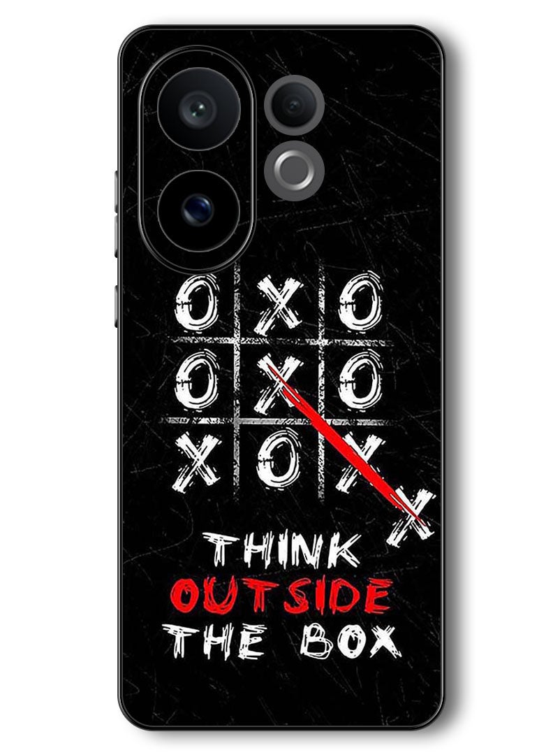 Theodor Case Compatible with Vivo V60 6.77 Inch Protection Shockproof Bumper Cover Think out of the box - Image 1