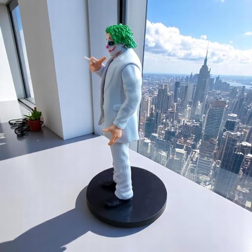YOURKARTS.COM Car Decoration Joker Villan 20cm Large Size Famous Superhero & Comic Character Action Figure (Joker Smoking White) - Image 4