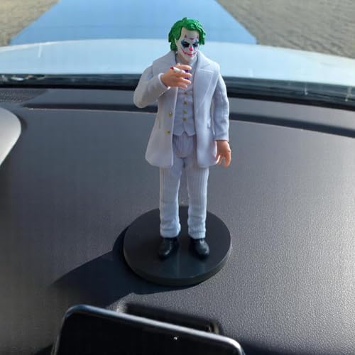 YOURKARTS.COM Car Decoration Joker Villan 20cm Large Size Famous Superhero & Comic Character Action Figure (Joker Smoking White) - Image 1