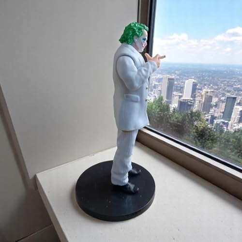 YOURKARTS.COM Car Decoration Joker Villan 20cm Large Size Famous Superhero & Comic Character Action Figure (Joker Smoking White) - Image 3