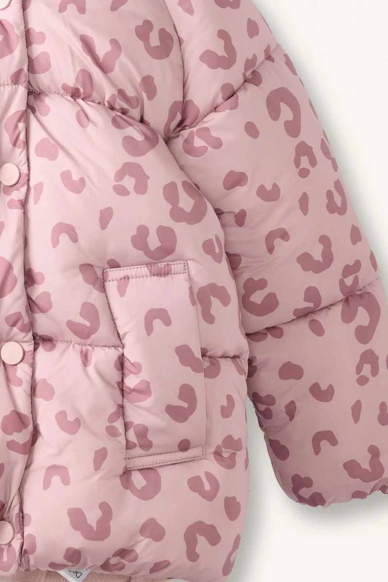 ديفاكتو Baby Girl Hooded Puffer Jacket