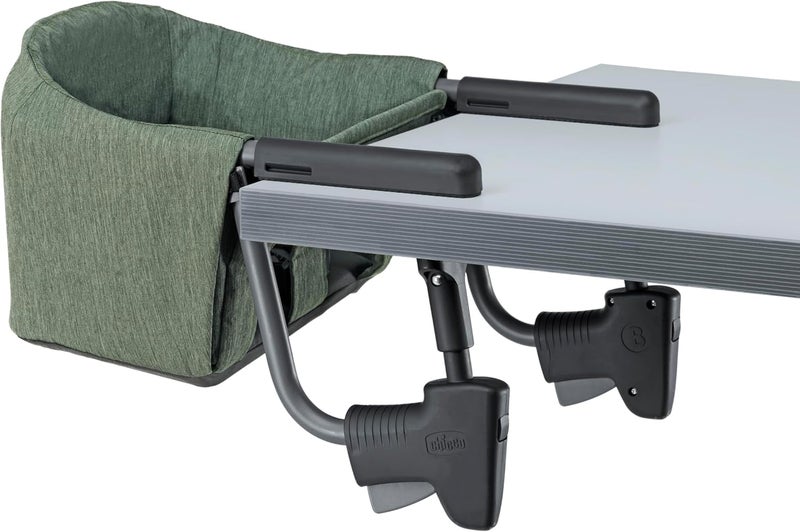Chicco FastLock™ Hook-On High Chair, Portable High Chair for Babies and Toddlers, Sets up in Seconds | Moss/Green - Image 1