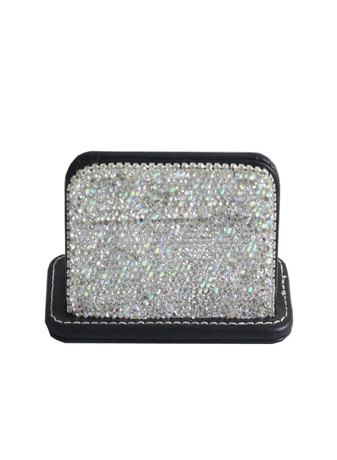 Bestbling Bling Pure Handmade Bling Bling Rhinestones Stainless Steel Metal Business Card Holder Name Card Case (Vertical) - Image 5