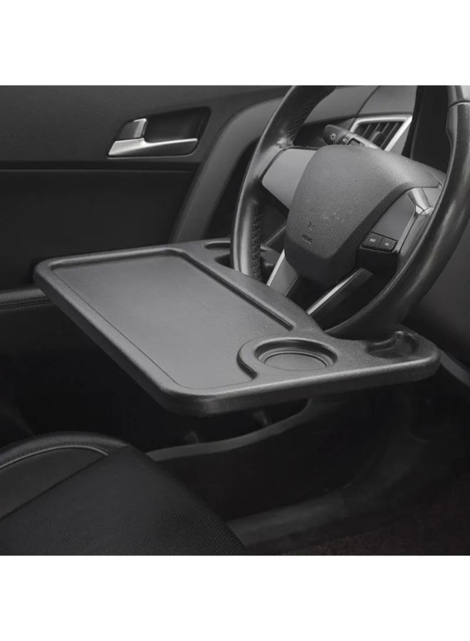 Car Travel Table Food Eating Hook On Steering Wheel Tray - Image 4