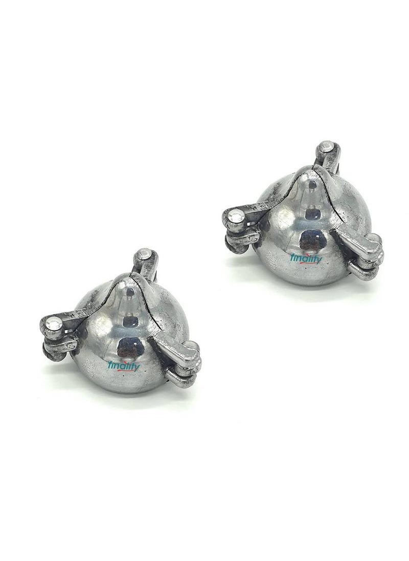 FINALITY finality Aluminium Modak Mould Modak Maker Size Extra Large Set of 2  - Image 1