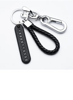 Durable Anti-Lost Keychain for Cars & Luggage - Stainless Steel Key Ring with Engravable ID Tag - Waterproof & Rustproof Design for Vehicles, Bikes, Travel