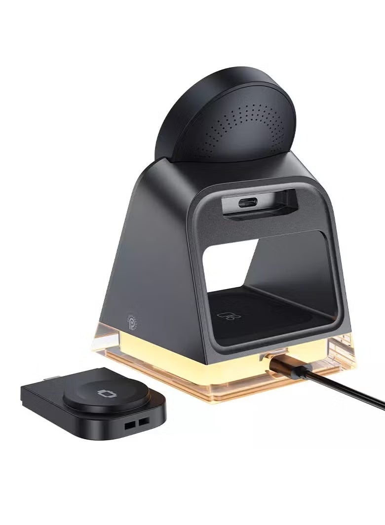 ACEFAST E17 Desktop 3-in-1 Wireless Charging Holder Black - Image 5