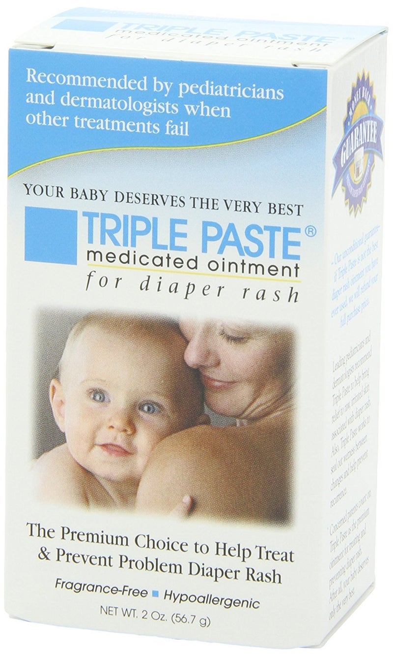 Triple Paste Triple Paste Medicated Ointment for Diaper Rash, 2-Ounce (Pack of 2) - Image 2