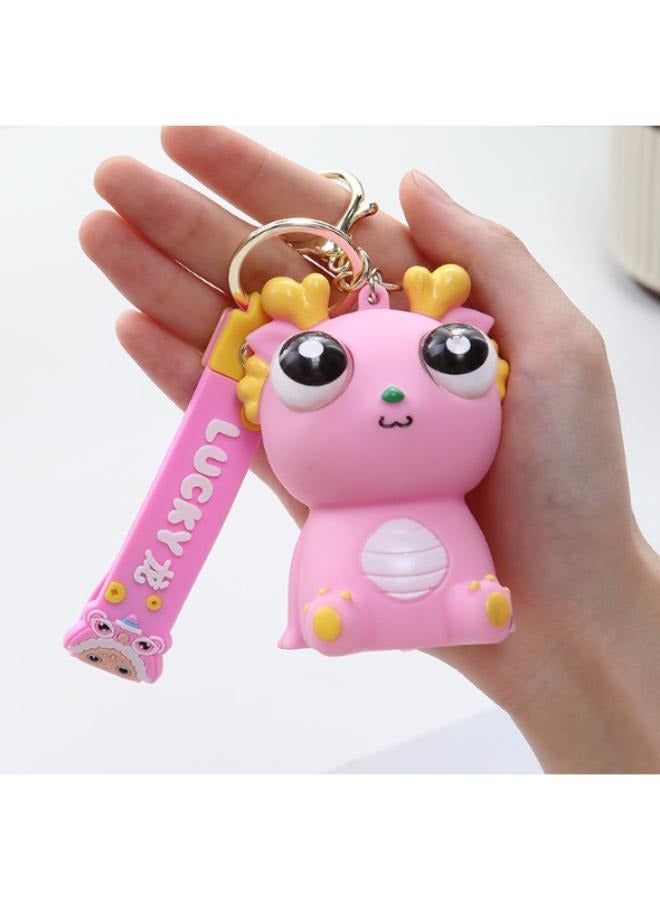 Big Eyeball Pinch Keychain Decompression Squishy Toy Size: 8cm - Image 1