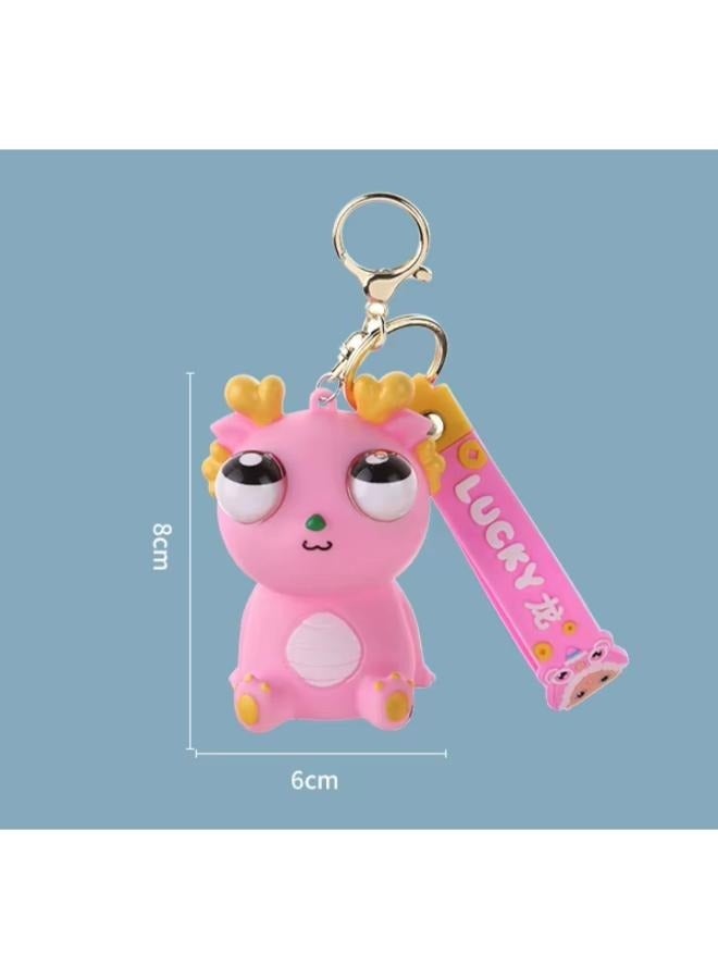Big Eyeball Pinch Keychain Decompression Squishy Toy Size: 8cm - Image 2