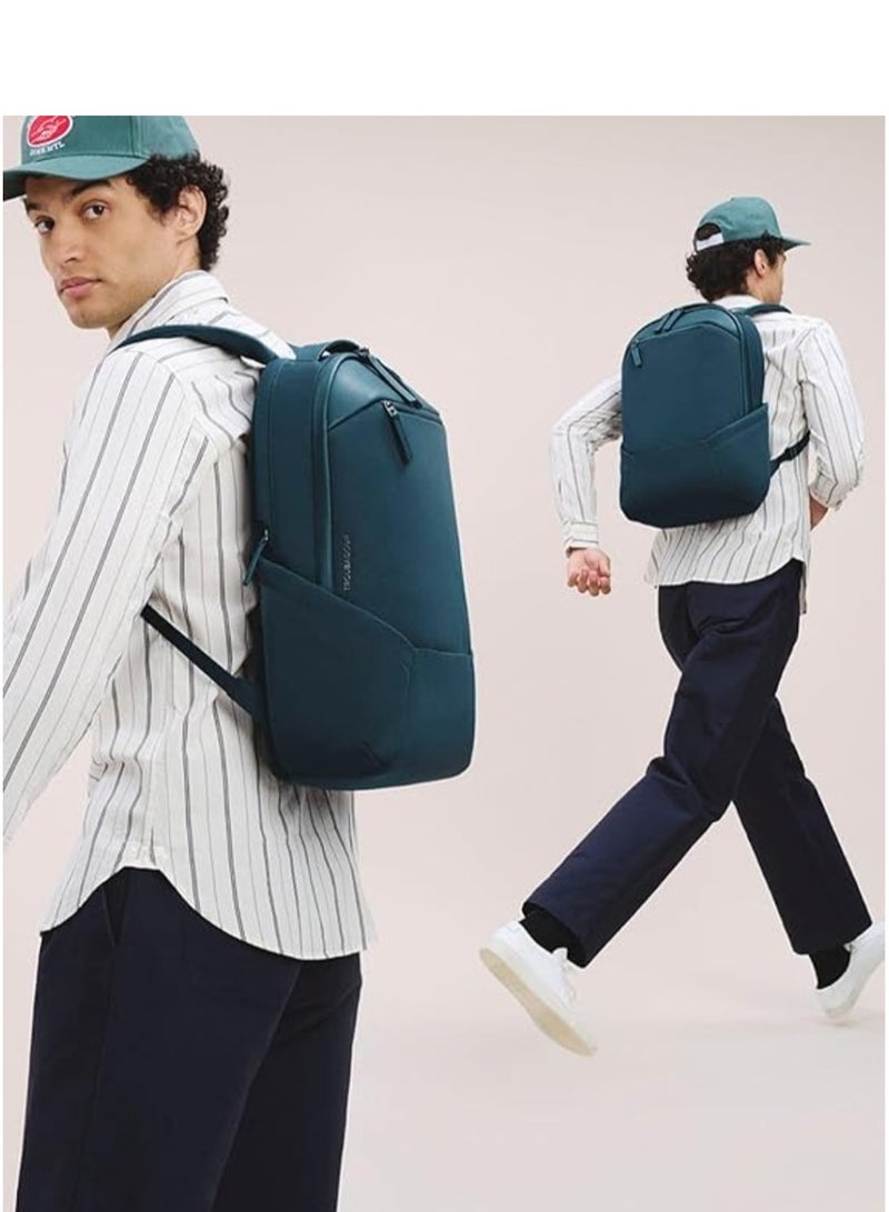 Troubadour Apex Compact Backpack 3.0 Premium Versatile Backpack Made of Lightweight, Waterproof Great for Travel, Work, the Gym, Sports, Airforce Blue - Image 3