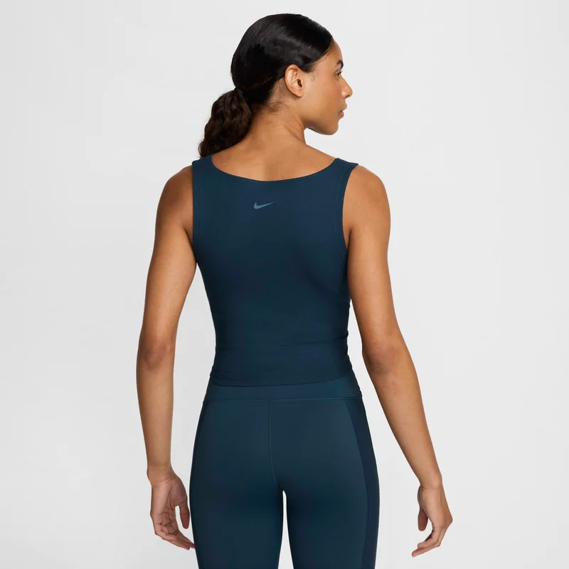 Nike Blue Nike One Fitted Rib for Women | Best Price UAE