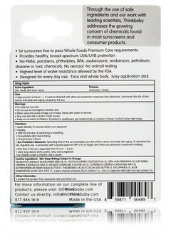 Think Thinksport Kids SPF 30 Mineral Sunscreen Stick – Safe, Natural, Water Resistant Sun Cream for Children – Vegan Broad Spectrum Sun Protection – Reef Friendly Travel Stick, 0.64oz  - Image 4