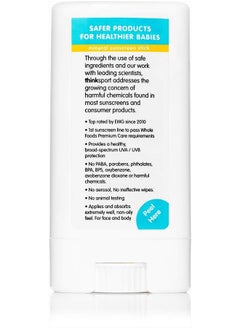 Think Thinksport Kids SPF 30 Mineral Sunscreen Stick – Safe, Natural, Water Resistant Sun Cream for Children – Vegan Broad Spectrum Sun Protection – Reef Friendly Travel Stick, 0.64oz  - Image 2