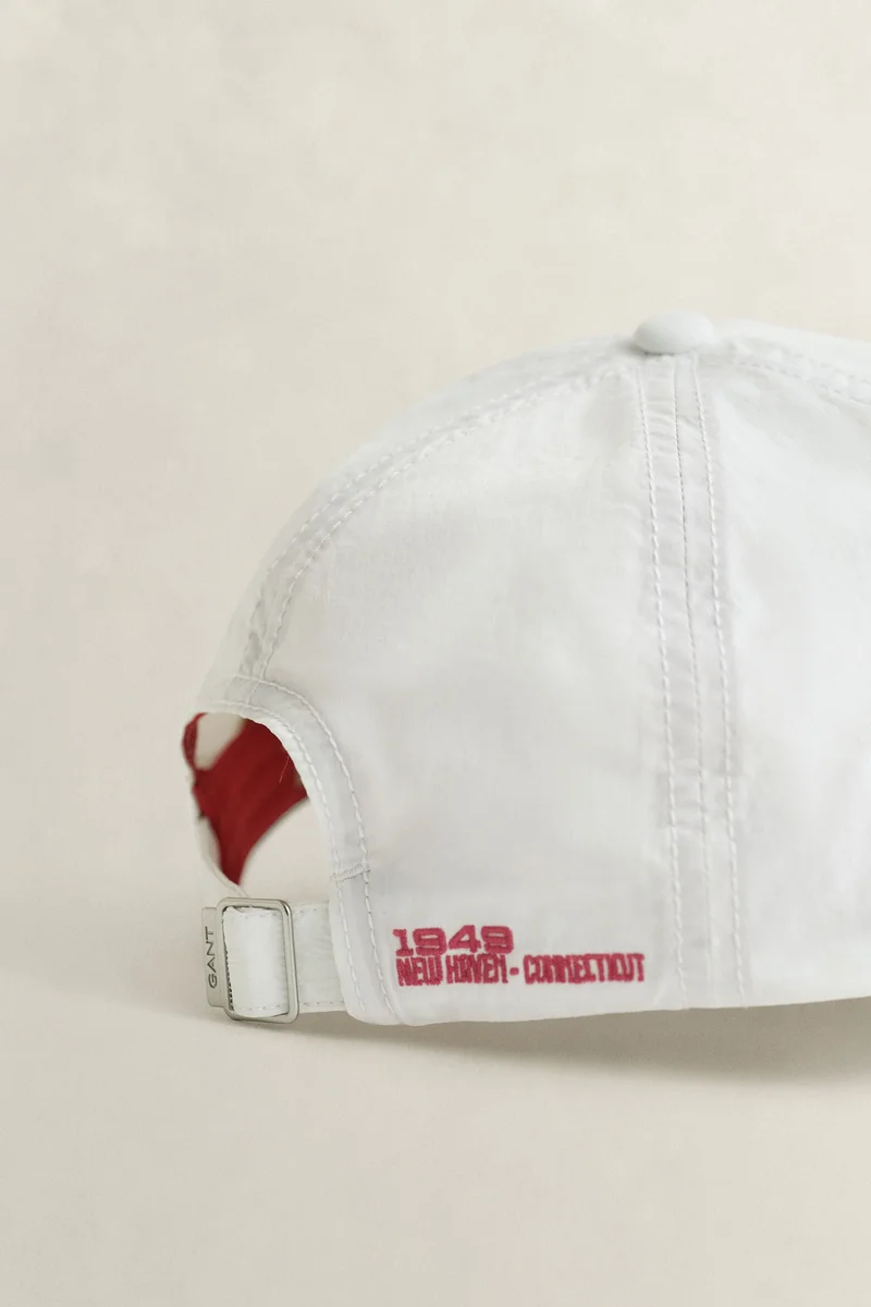 GANT Cream Graphic Crinkled Cap for Men | Best Price UAE