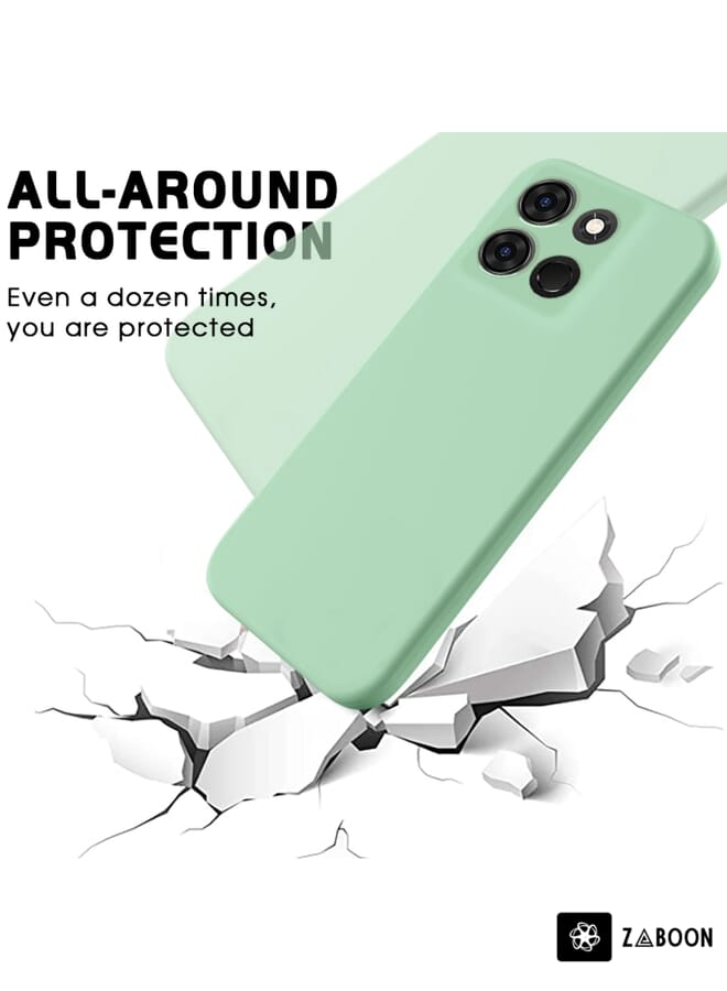 Zaboon Protective Case For Infinix Smart 7 African Pure Color Liquid Silicone Shockproof - Image 5