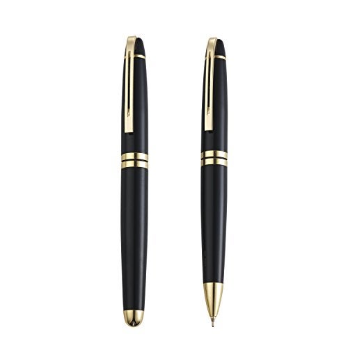LEGEND Ambient Pen Set, 2 Black Pens, 0.7mm Jotter & 777 German Roller Refill, Twist Action & Cap-Off, Premium Gift Set for Professionals & Business - Image 2