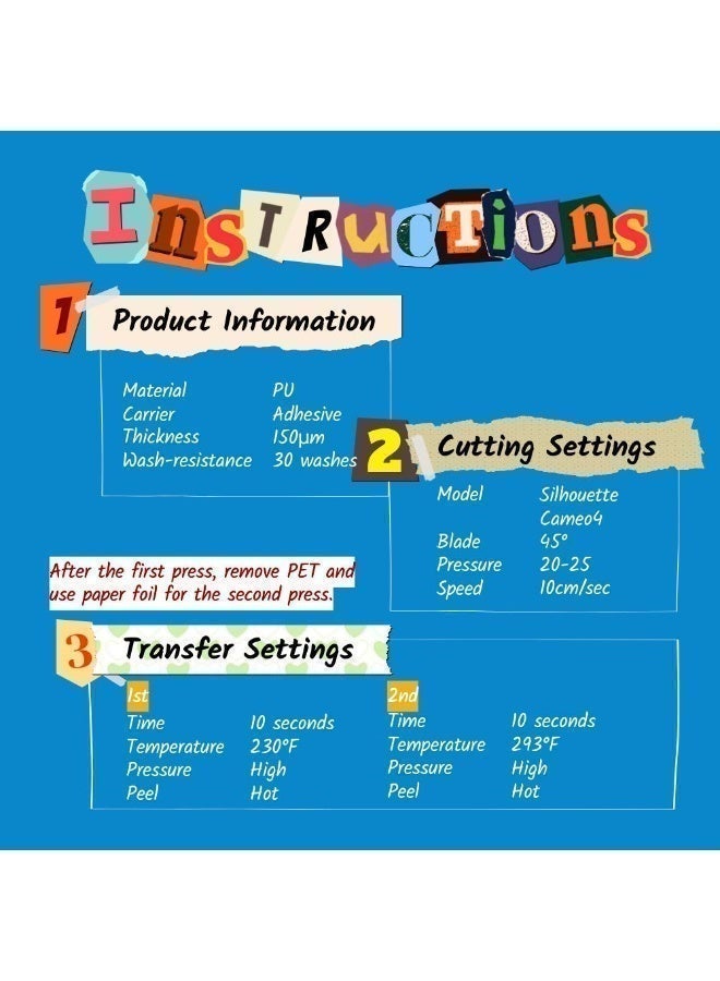 UNITRADE® 3D Puff Pacific Green Heat Transfer Vinyl Roll - 51cm x 25m / Compatible with Cricut, Silhouette, Professional Cutters / CPSIA Certified / Made in Korea - Image 4