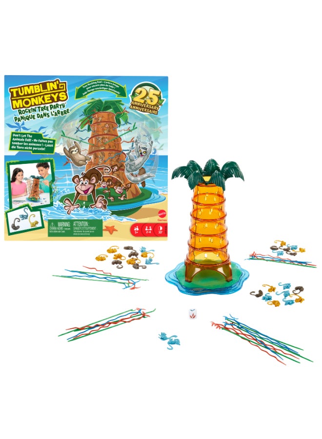 Mattel Games Tumblin' Monkeys Rockin Tree Party - Image 1