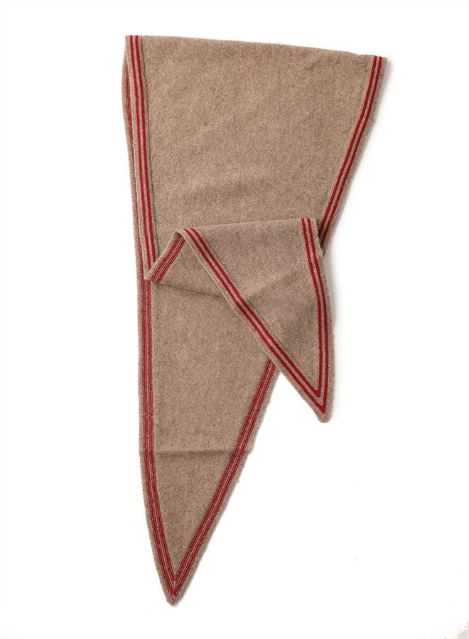 Loquat Korean Version Warm And Versatile Triangular Small Scarf  - Image 3