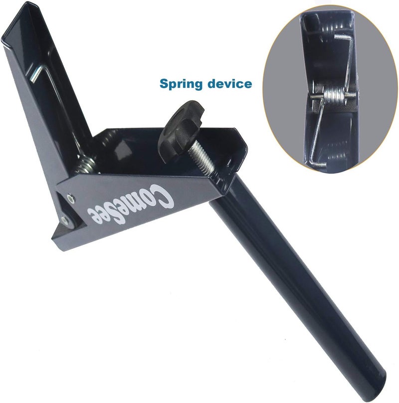 Comesee Ping Pong Net Set Table Tennis Table Post Professional Spring Activated Clamp with Net Clip Insert, 1.2 Inch Width Grip Holder, Tension and Height Adjustable Easy Set Up (Navy) - Image 5