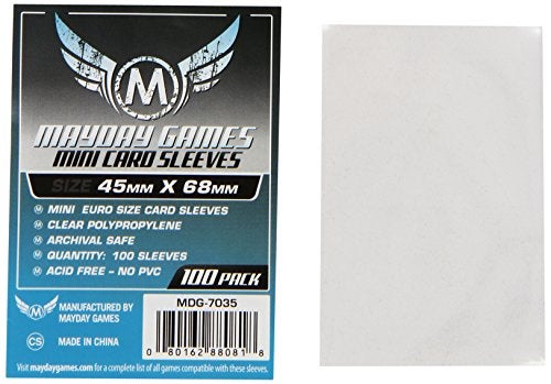 Mayday Games Mini Card Sleeve 45 MM X 68 MM pack of 100 - Image 1