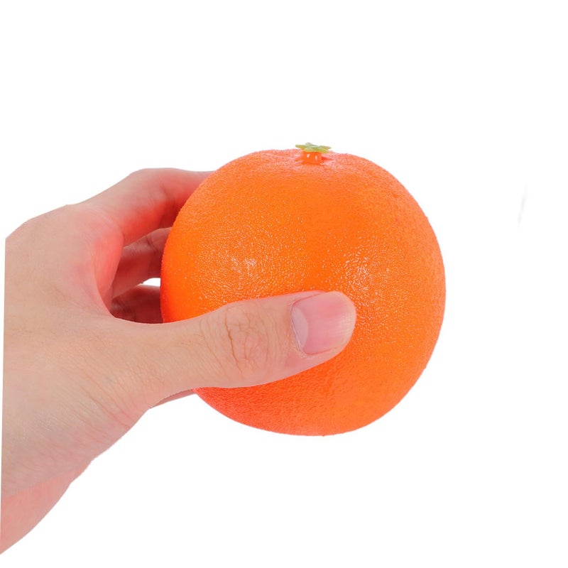 6Pcs Artificial Orange Decor Faux Fruit Home Display Photography Prop - Image 5