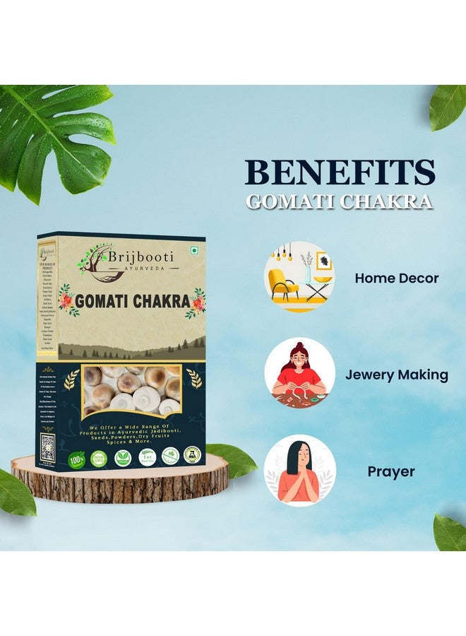 BrijBooti بريجبوتي غوماتي تشاكرا 21 قطعة - غومتي تشاكرا من الحجر - سدارشان تشاكرا - غومتي تشاكرا الطبيعية - Image 3