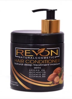 REVON NATURAL COSMETICS Hair Conditioner With Argan, Avocado, Vitamin B5&B6 - 500 GM  - Image 4
