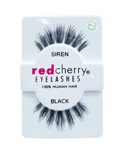 Red Cherry Red Cherry False Eyelashes SIREN Black 