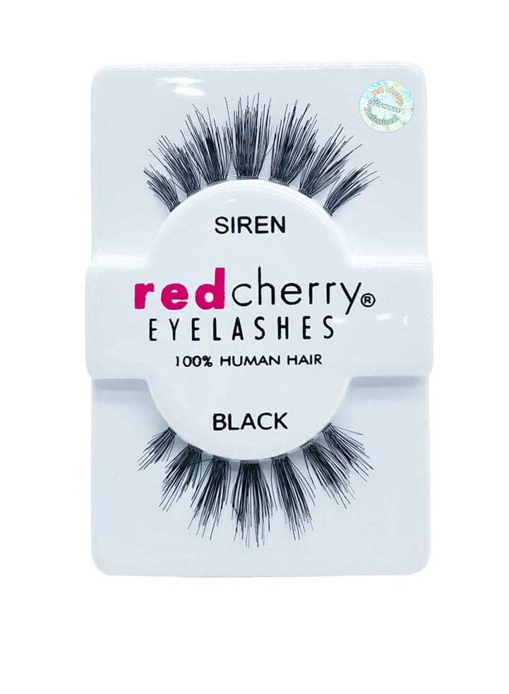 Red Cherry False Eyelashes SIREN Black
