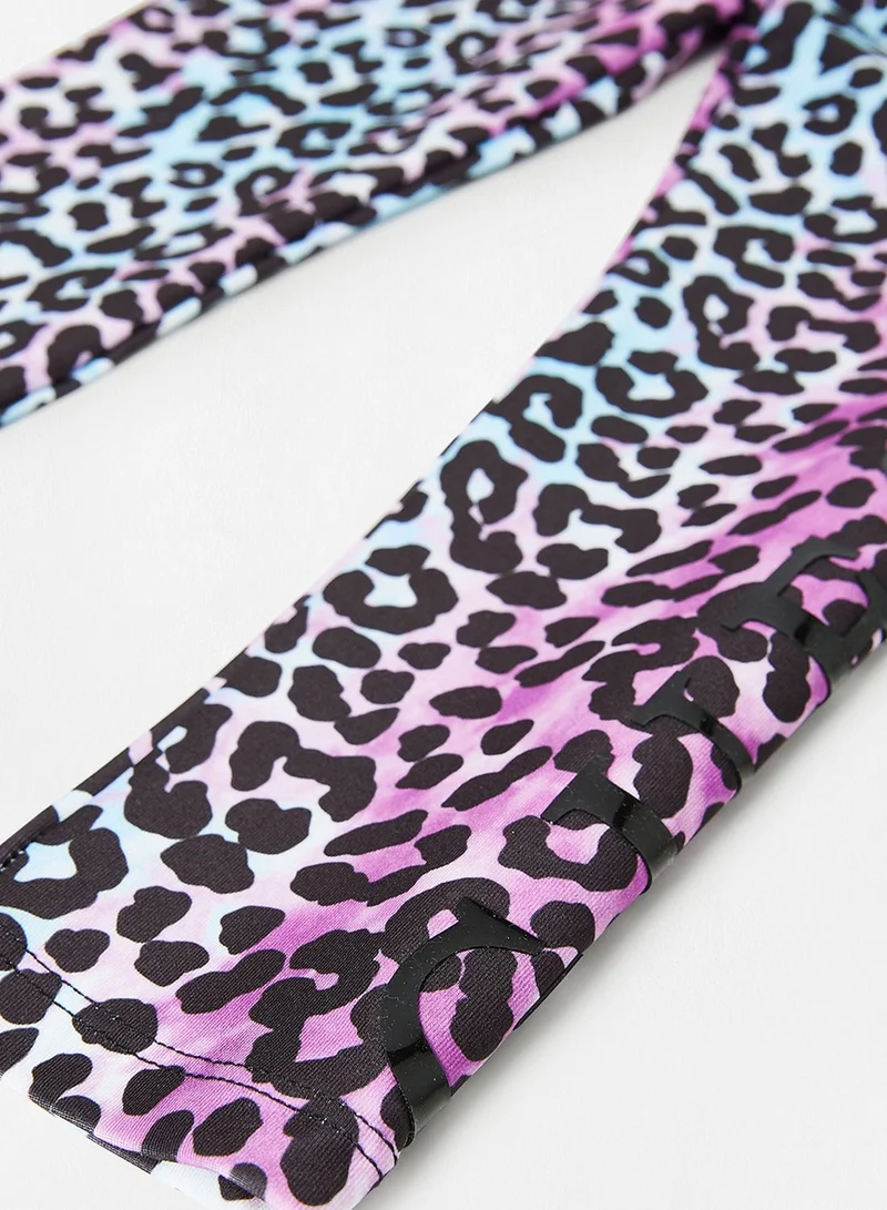 GUESS Kids Animal Print Leggings