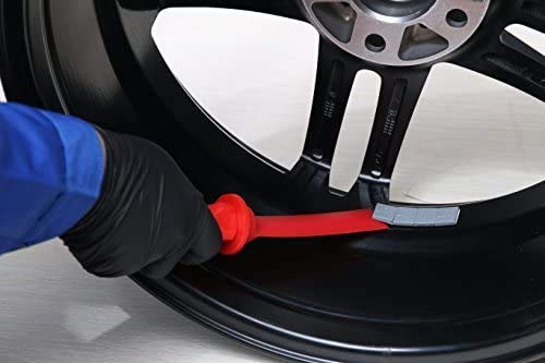 CKAuto كاشط بلاستيكي غير مخدش مع قبضة فائقة من CKAuto، مزيل وزن العجلات، أحمر - Image 5