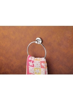 iSTAR iSTAR Stainless Steel 304 Grade Chrome Finished Round Napkin Ring/Towel Ring Stand/Napkin Holder/Towel Hanger/Towel Holder for Bathroom/Kitchen/Wash Basin (Silver)  - Image 4