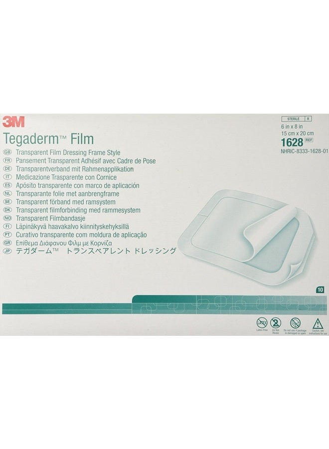 Tegaderm Transparent Dressing, 6 x 8 Inch, 10 Count - Image 1