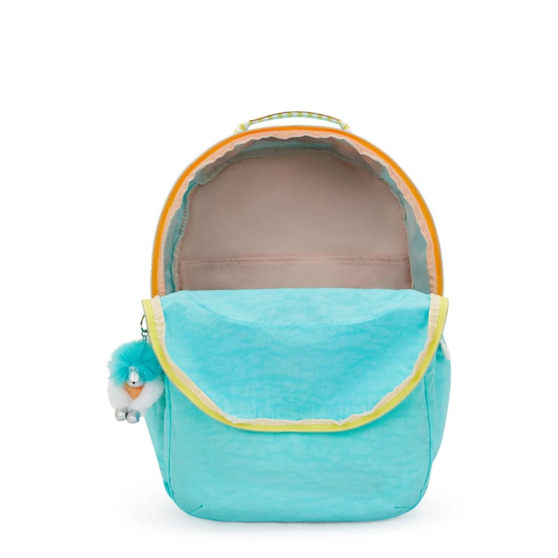 KIPLING KIPLING Kipling Women's Seoul Extra Large Fc 17" Laptop Backpack, Durable, Roomy with Padded Shoulder Straps, Built-In Protective Sleeve - Image 3