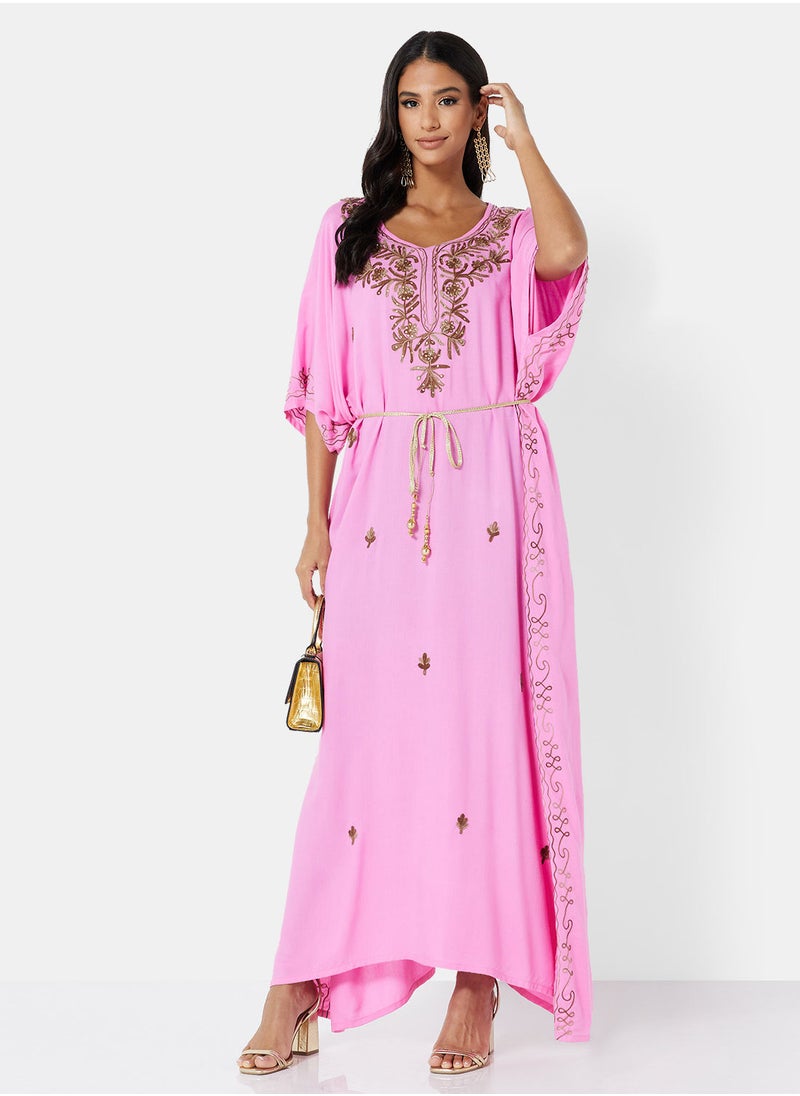 ARABIAN CLOSET EMBROIDERED KAFTAN  - Image 3