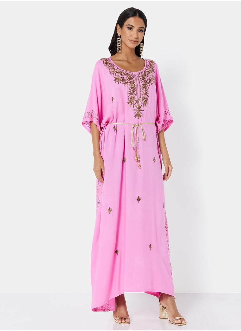 ARABIAN CLOSET EMBROIDERED KAFTAN  - Image 1