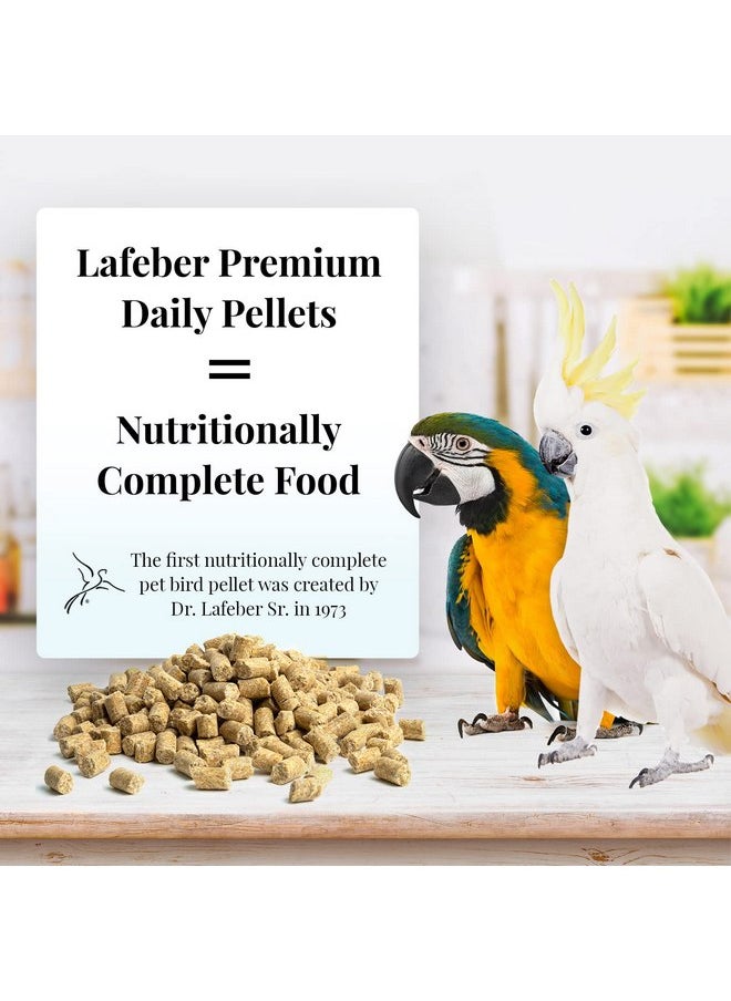 لافيبيرز حبيبات طعام الطيور الأليفة من LAFEBER'S Premium Daily Diet Pellets، مصنوعة من مكونات غير معدلة وراثيًا ومناسبة للبشر، للببغاوات والببغاوات، 5 رطل  - Image 2