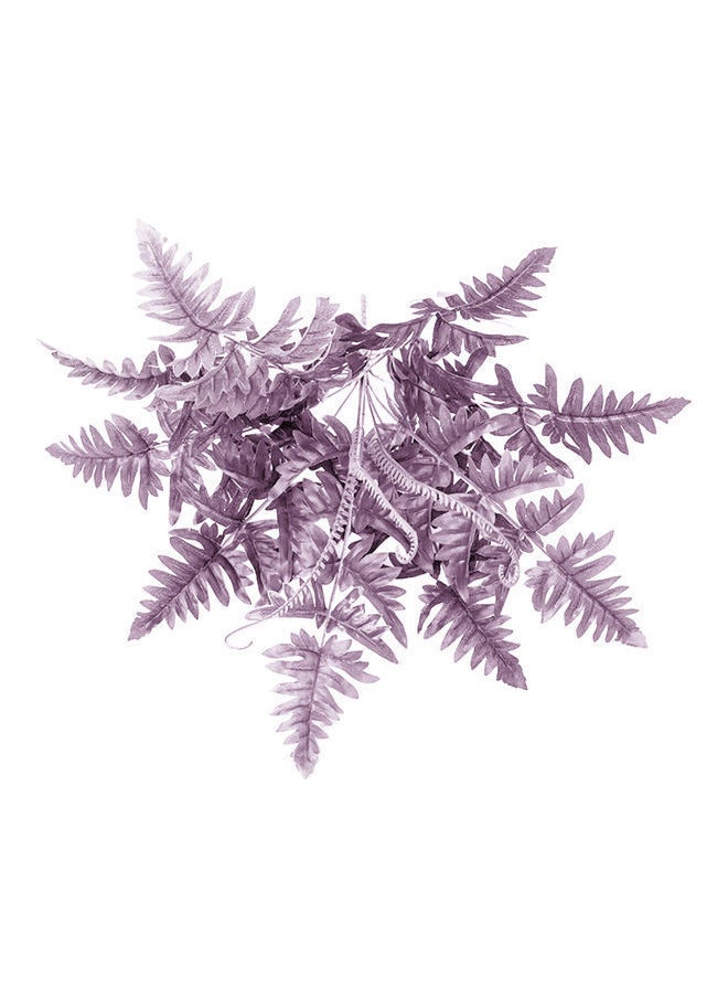 NIBEMINENT Fabric Artificial Plant Purple 45x45x0.5cm  - Image 1