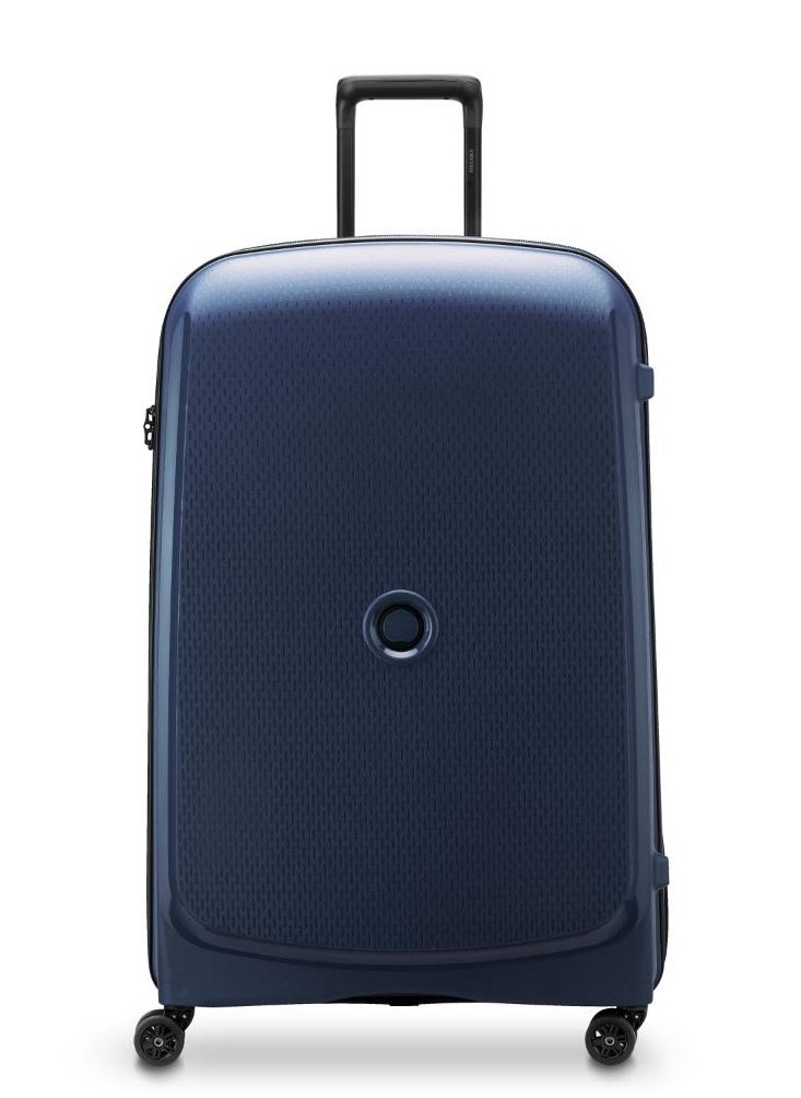 ديلسي _باريس Belmont Plus Non Expandable 83cm Check-In Luggage 4 Double Wheel Trolley Blue  - Image 1