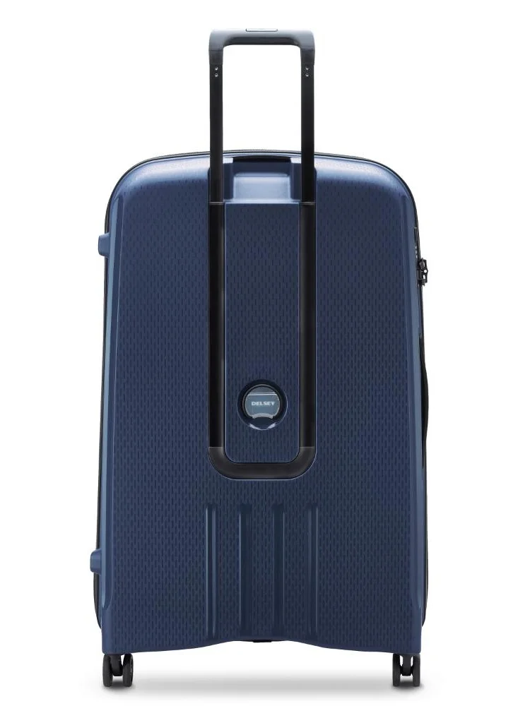 ديلسي _باريس Belmont Plus Non Expandable 83cm Check-In Luggage 4 Double Wheel Trolley Blue