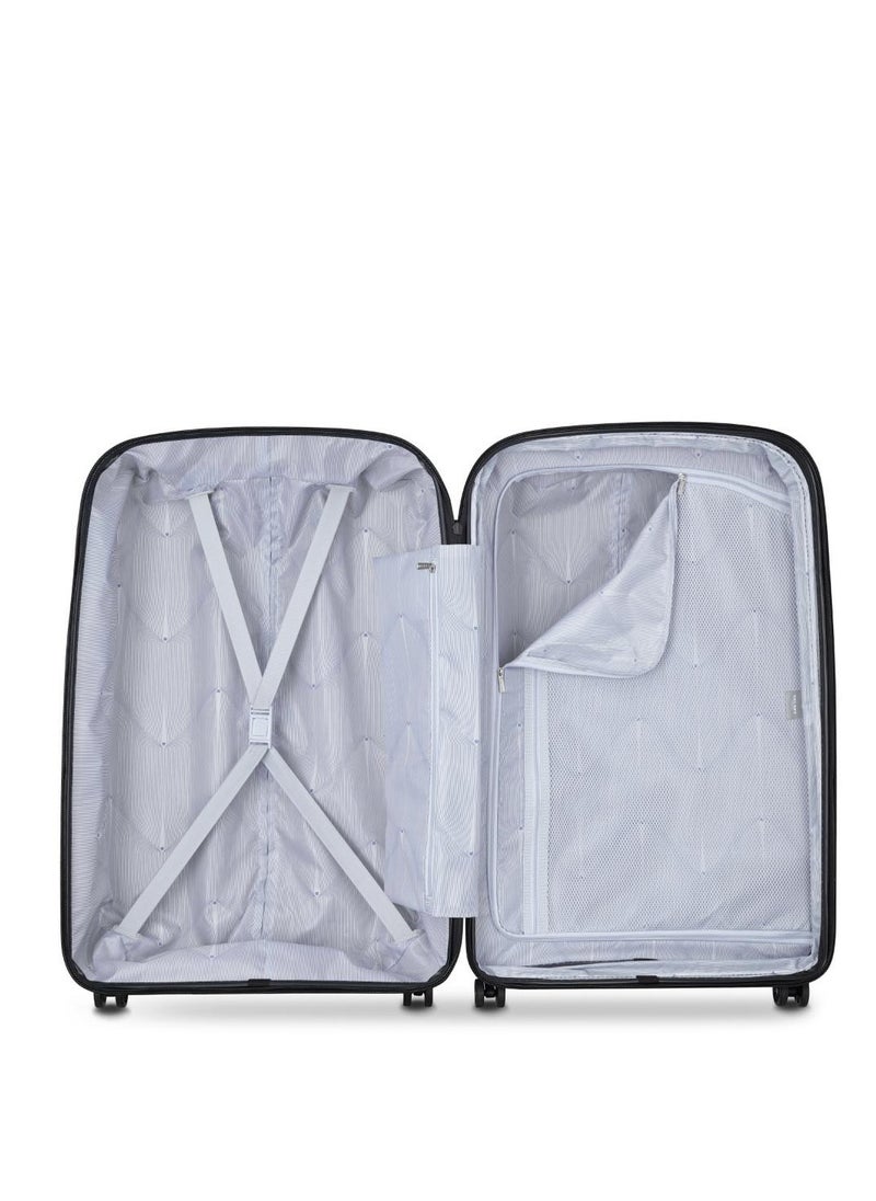 ديلسي _باريس Belmont Plus Non Expandable 83cm Check-In Luggage 4 Double Wheel Trolley Blue  - Image 3