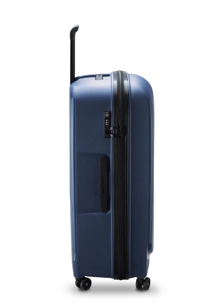 ديلسي _باريس Belmont Plus Non Expandable 83cm Check-In Luggage 4 Double Wheel Trolley Blue