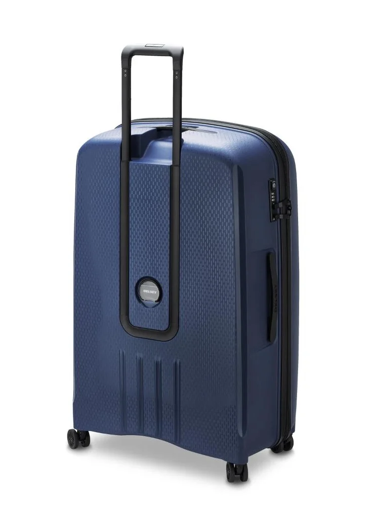 ديلسي _باريس Belmont Plus Non Expandable 83cm Check-In Luggage 4 Double Wheel Trolley Blue