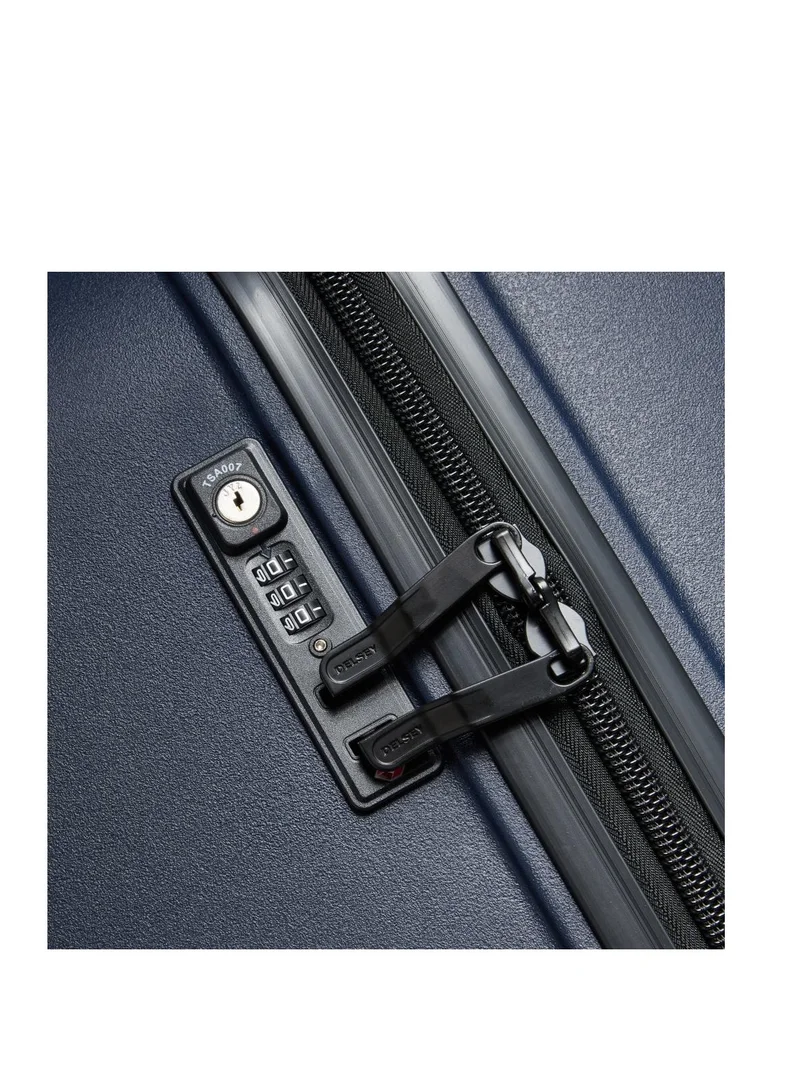 ديلسي _باريس Belmont Plus Non Expandable 83cm Check-In Luggage 4 Double Wheel Trolley Blue