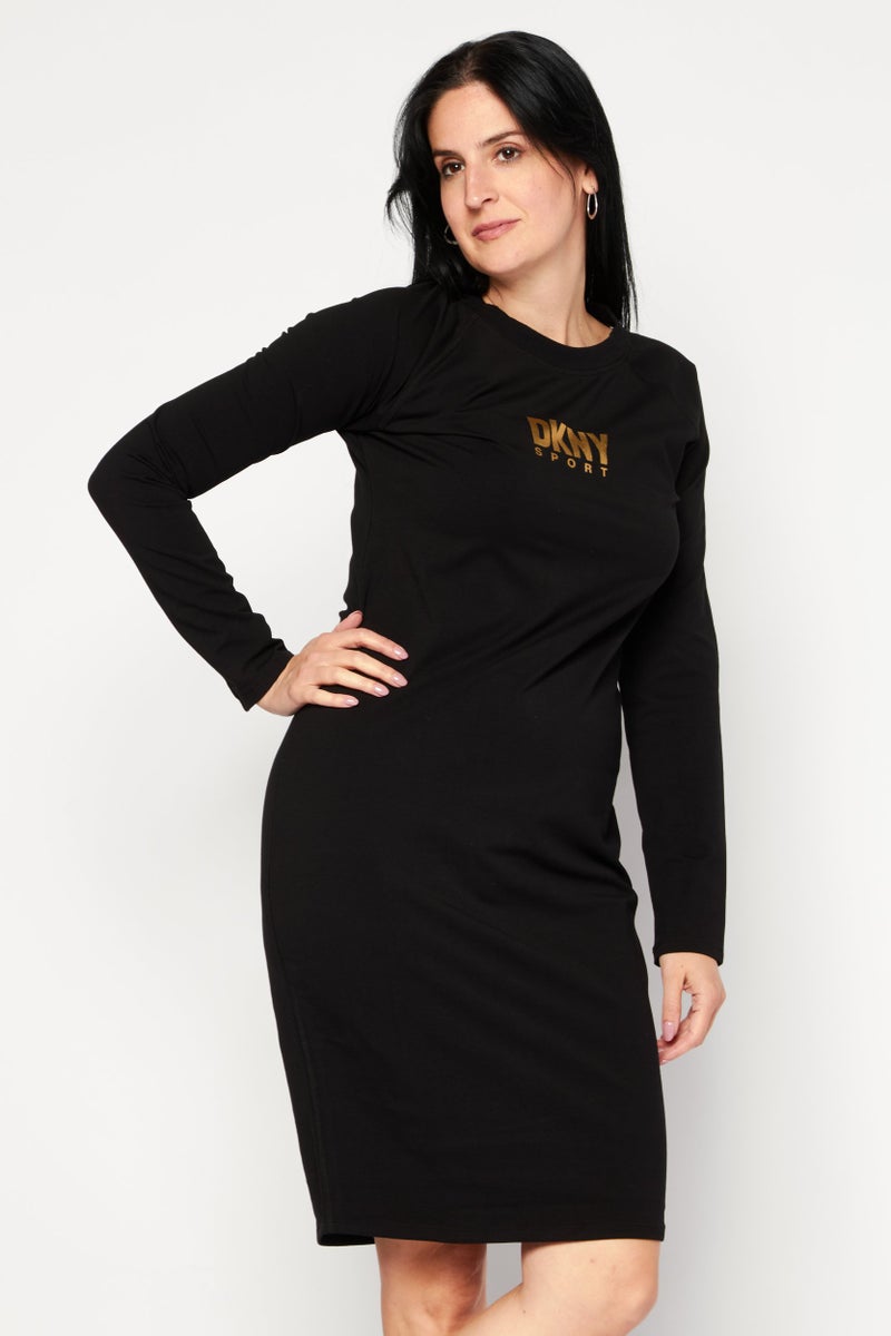 DKNY Sport Women Sportswear Fit Training Dress, Black  - Image 1