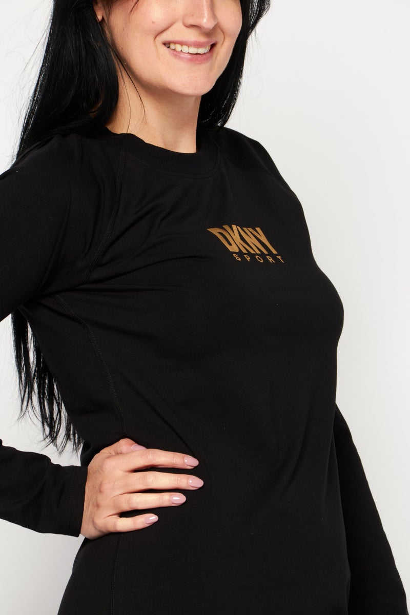 DKNY Sport Women Sportswear Fit Training Dress, Black  - Image 3